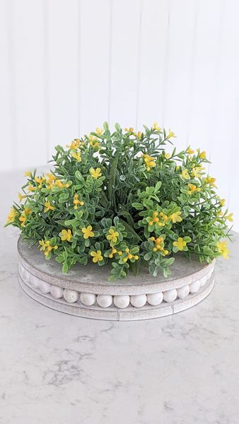 yellow blossom half sphere