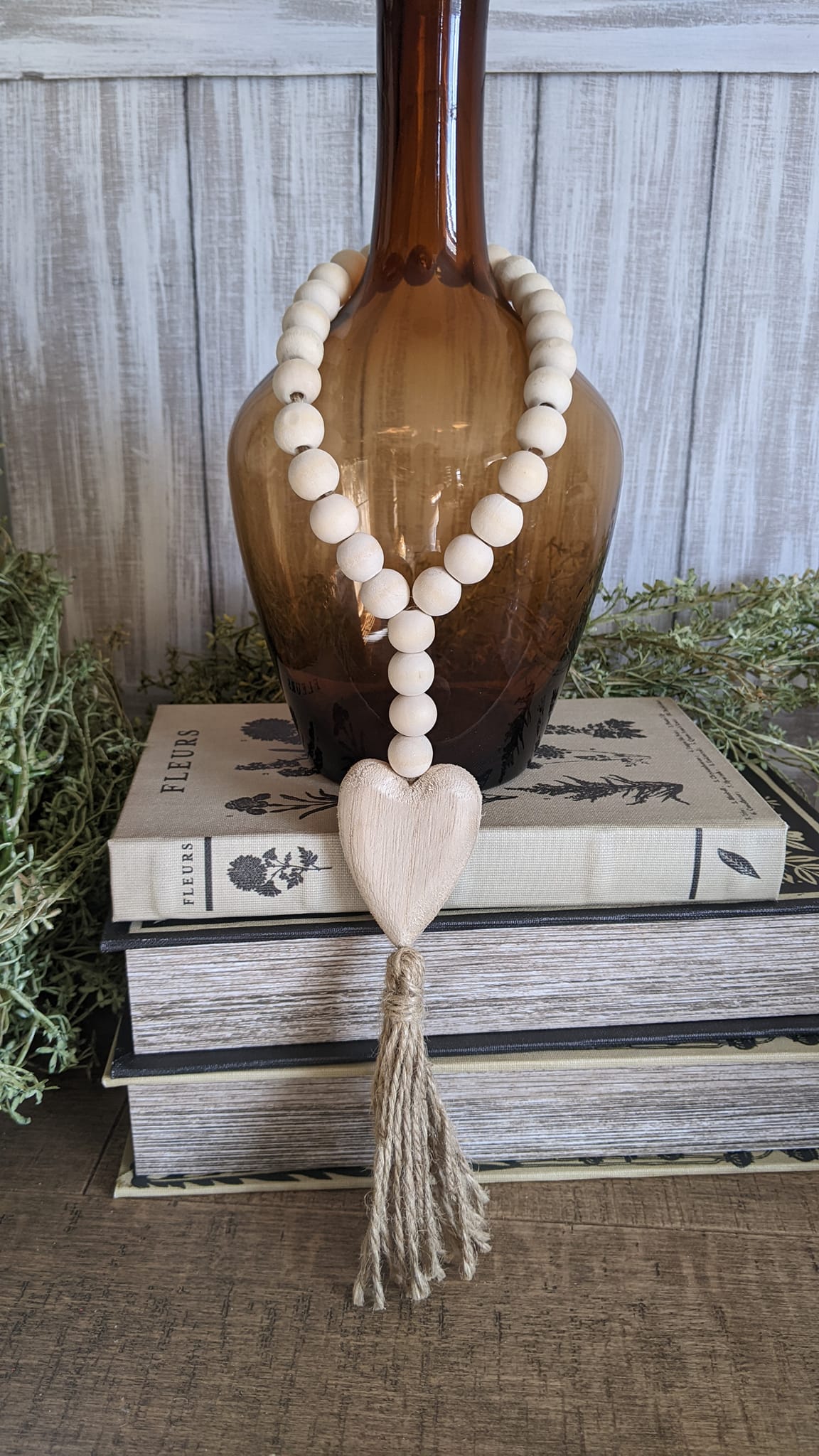 Amber Hue Demijohn Vase