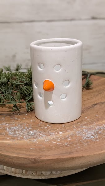 Snowman Luminary