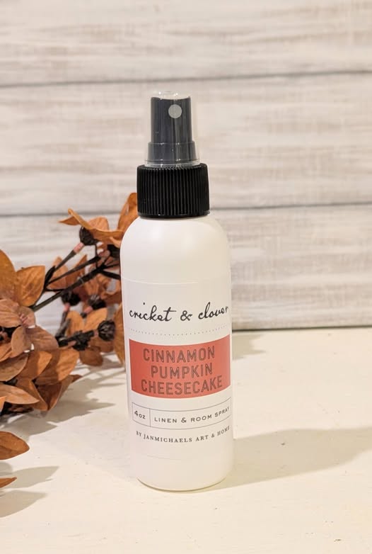 Linen & Room Spray~Cinnamon Pumpkin Cheesecake