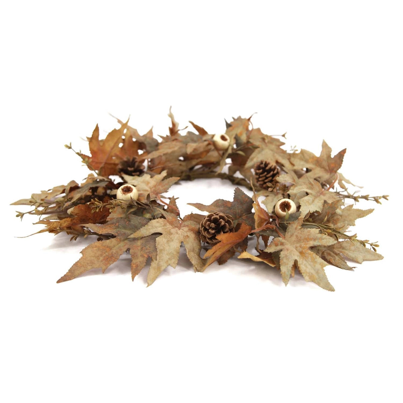 Maple and Pinecone Candle Ring