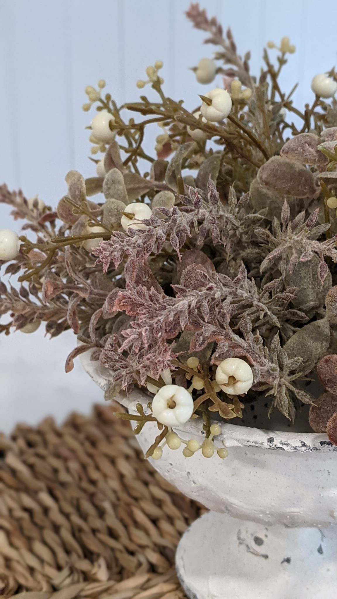 White Pumpkin Berry Half-Sphere