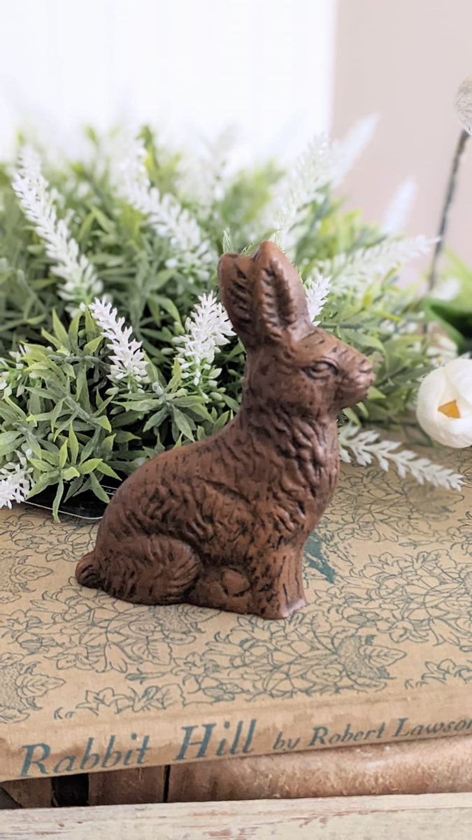 5" Resin Chocolate Bunny GingerSweet Gatherings