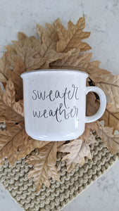 sweater weather mug