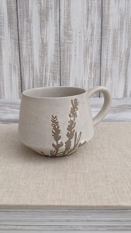 Botanical Stoneware Mug, 3 Styles