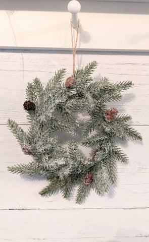 pine wreath hanger