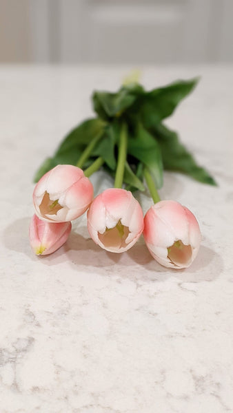 Pink & White Tulip Bunch