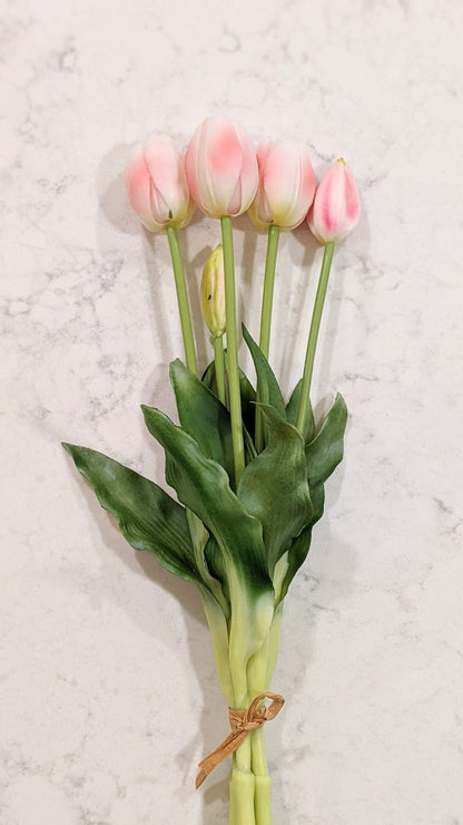 Pink & White Tulip Bunch