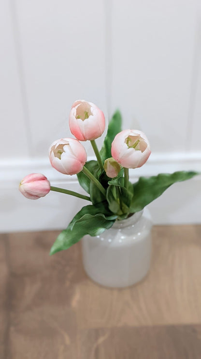Pink & White Tulip Bunch