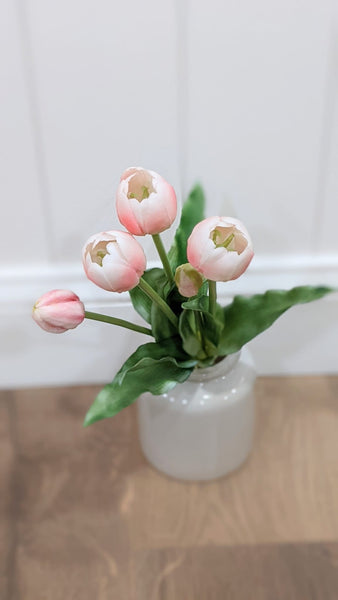 Pink & White Tulip Bunch