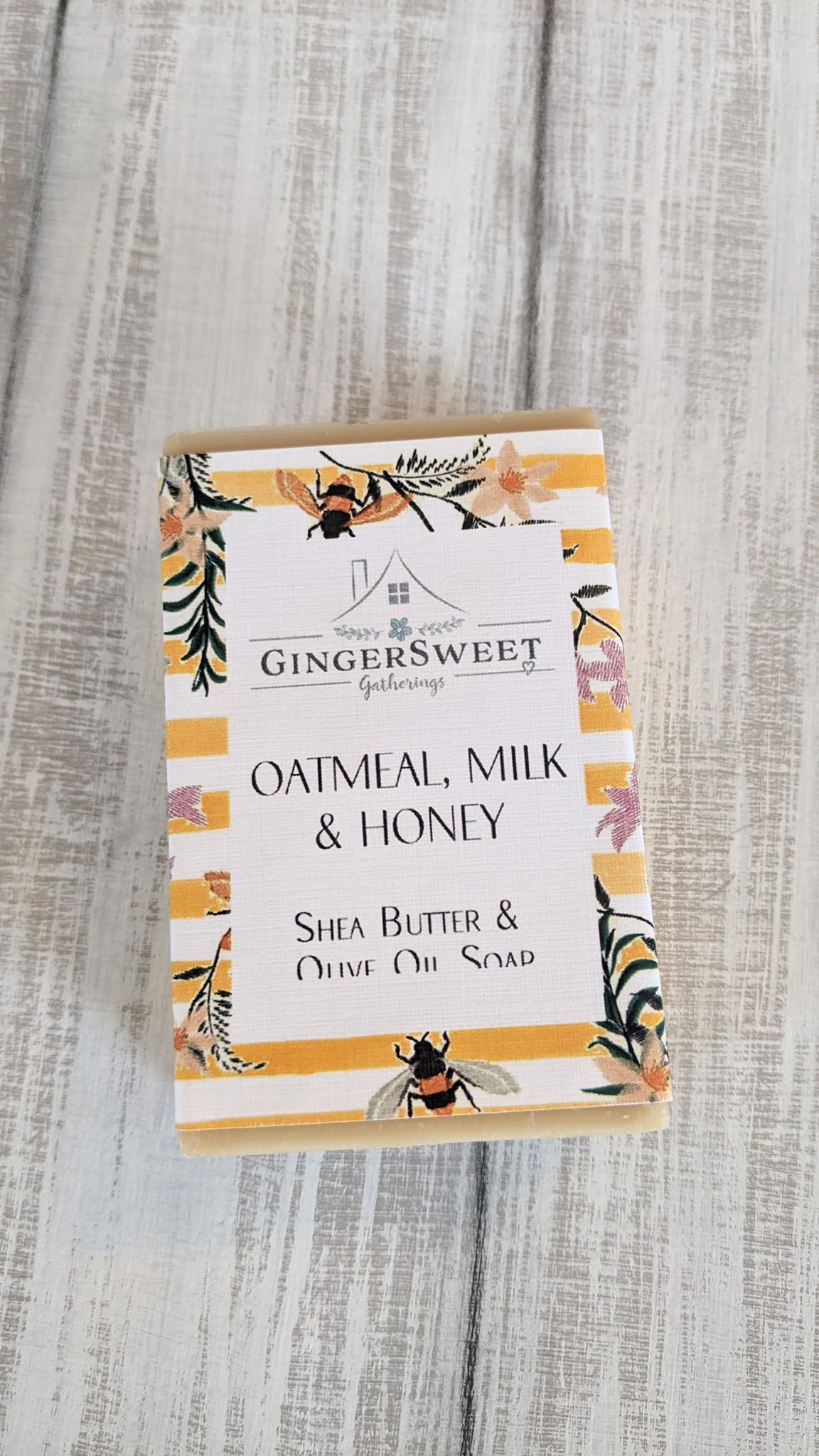 GingerSweet Exclusive Shea Butter + Olive Oil Soap