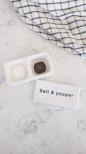 Salt + Pepper Pinch Pot