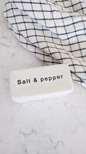 Salt + Pepper Pinch Pot