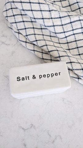 Salt + Pepper Pinch Pot