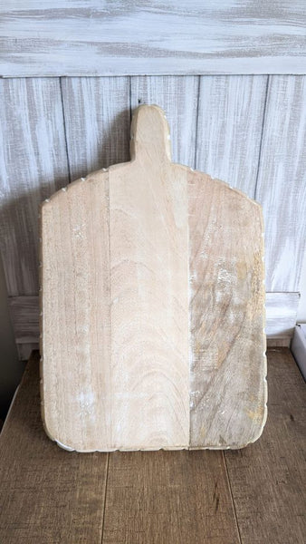 Carved Wood Serving Board/Riser
