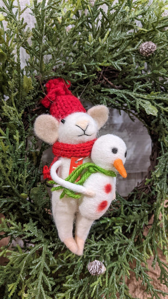 Tilly Christmas Mouse/Snowman