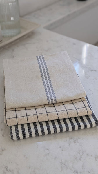 Striped Dish Towels Set/3