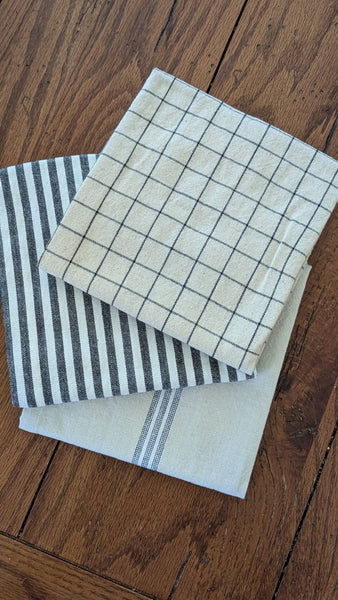 Striped Dish Towels Set/3