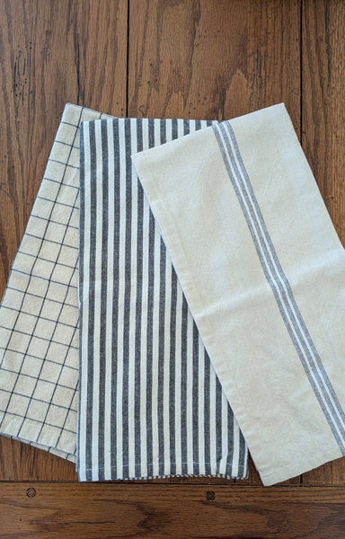 Striped Dish Towels Set/3