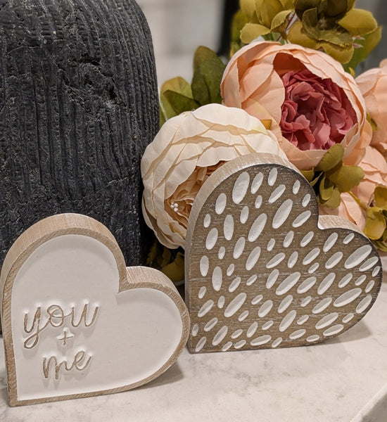 You & Me Heart Duo Block Set