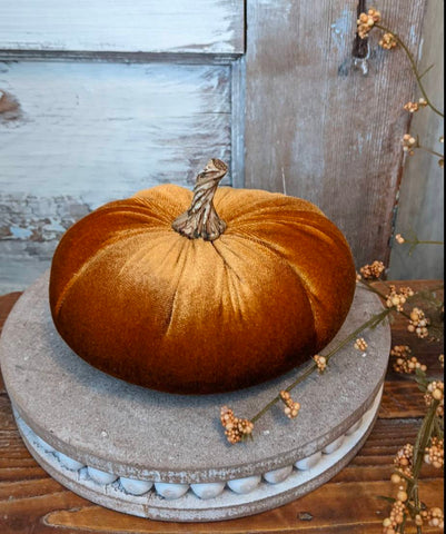 Gold Velvet Pumpkin