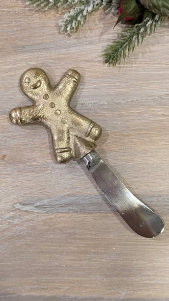 GingerBread Man Spreader/Towel Set