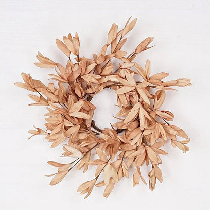 Fall Herb Leaf Candle Ring