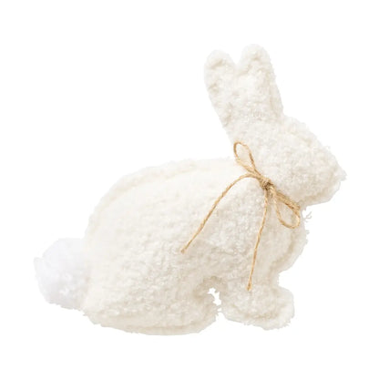 White Easter Sherpa Bunny