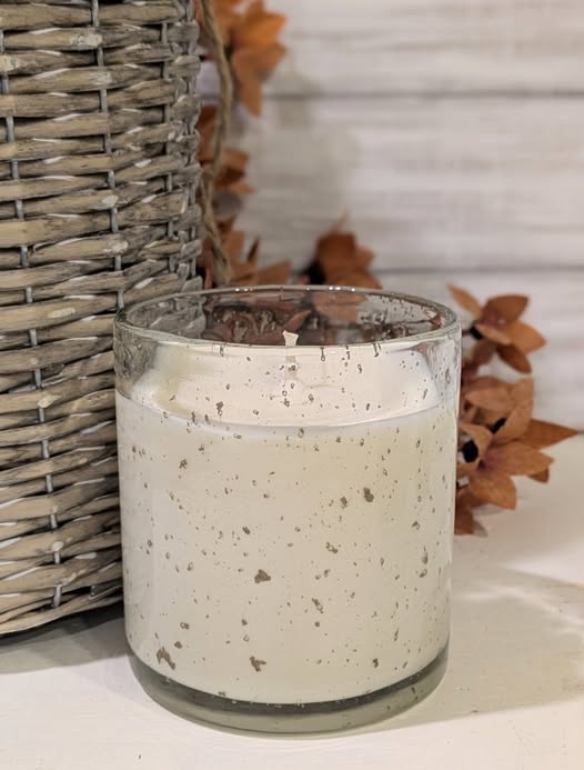 Old Line Bubble Flecked Candle