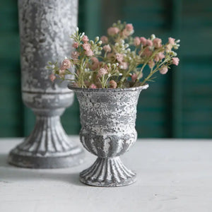 Gray French Urn Vase