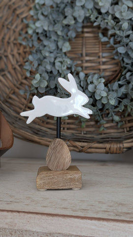 Leaping Bunny Pedestal