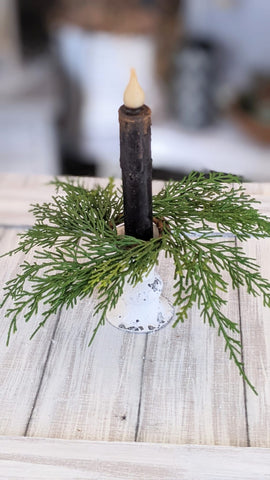 Mini Cedar Candle Ring 1.5”