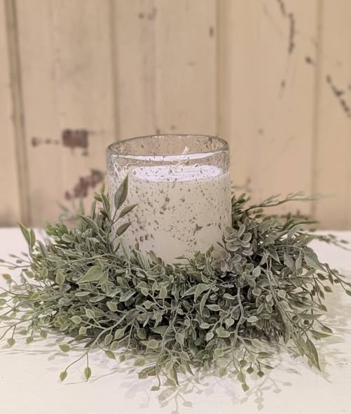 Mixed Sage Candle Ring
