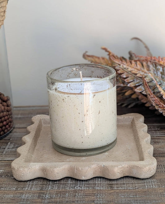 Scalloped Cement Tray