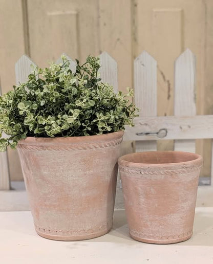 Weathered Terra Cotta Planter,