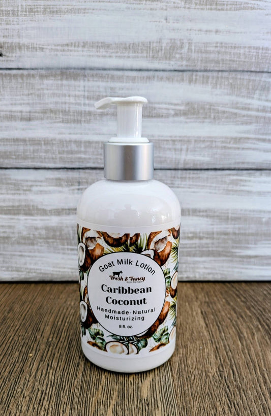 caribbean coconut goat milk lotion fresh & fancy