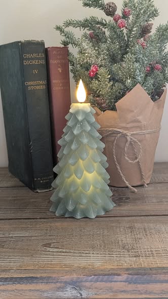 christmas tree led candle
