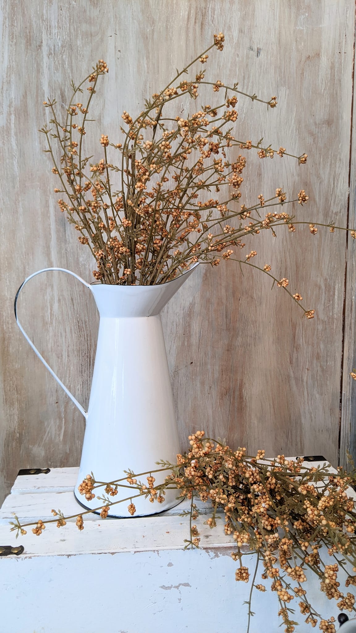 golden pinweed stem floral artificial