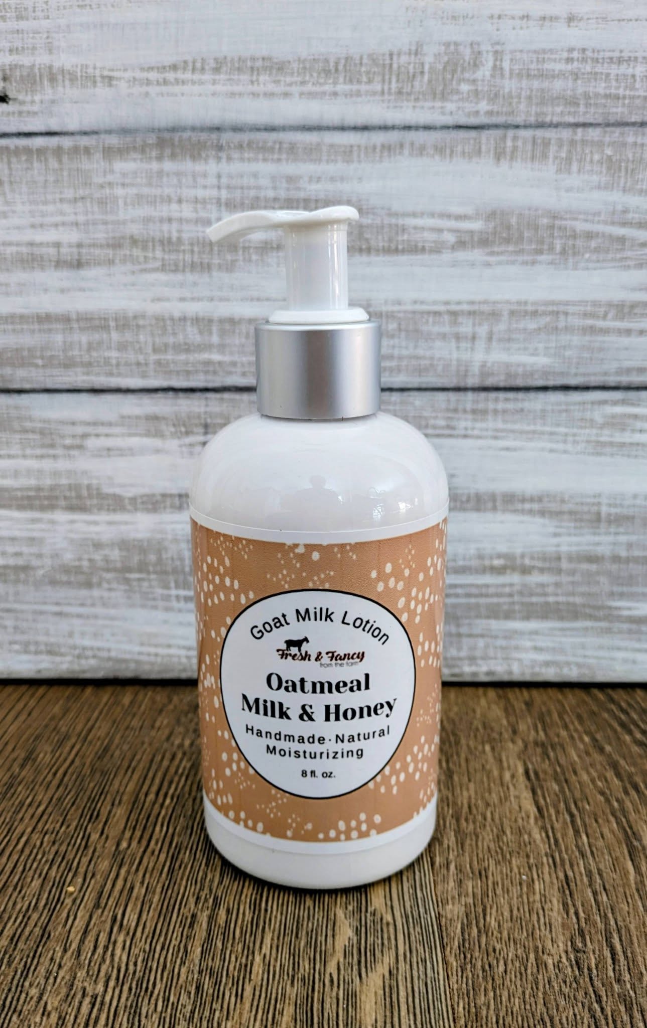 oatmeal milk & honey goat milk lotion fresh & fancy farm