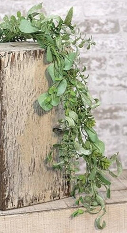 succulent garden garland