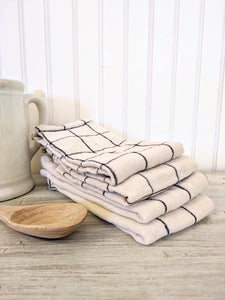 Cotton Tea Towels Set/4