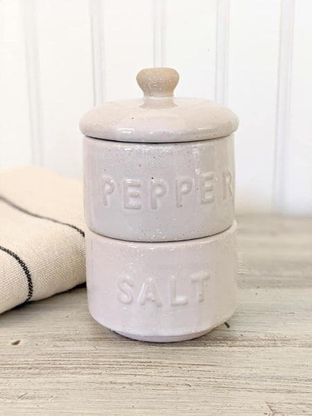 Salt & Pepper Stackable Pots