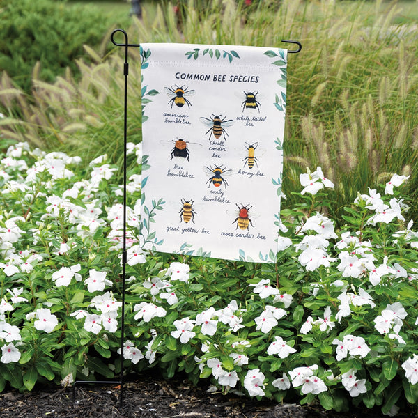Bee Identification Garden Flag