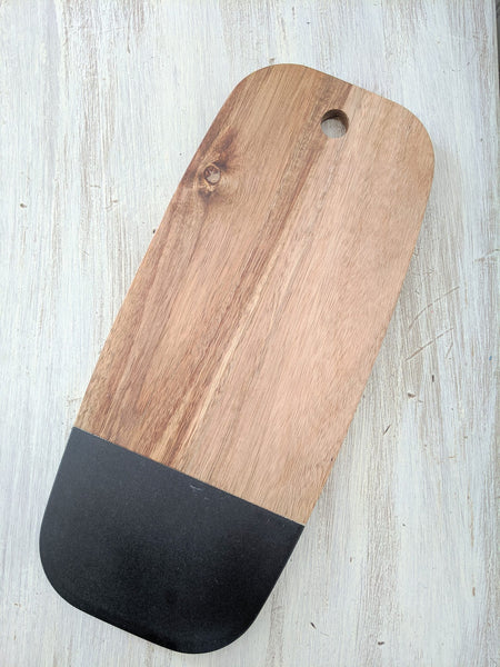 Slate and Wood Serving Board (slightly imperfect)