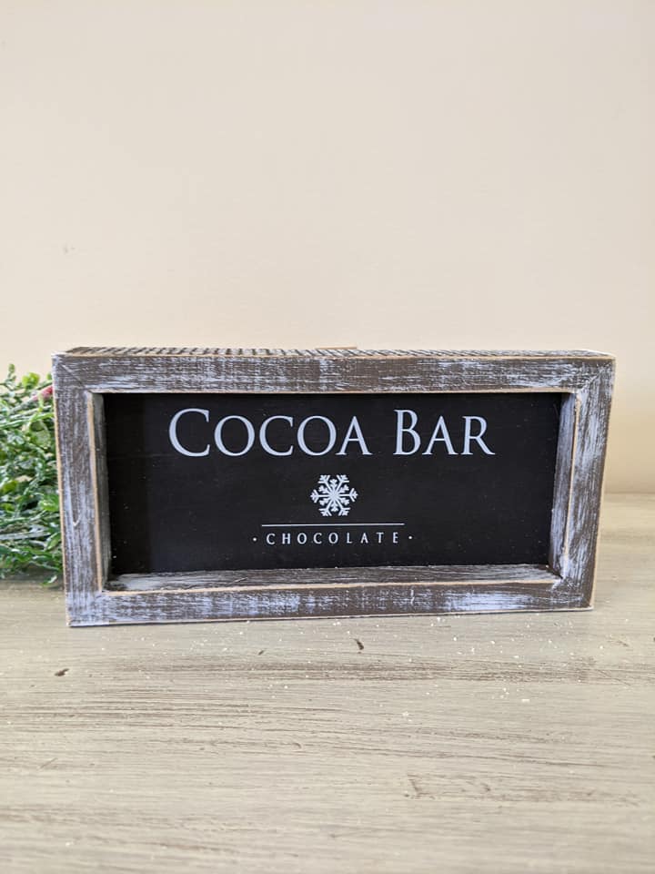 Cocoa Bar Sign