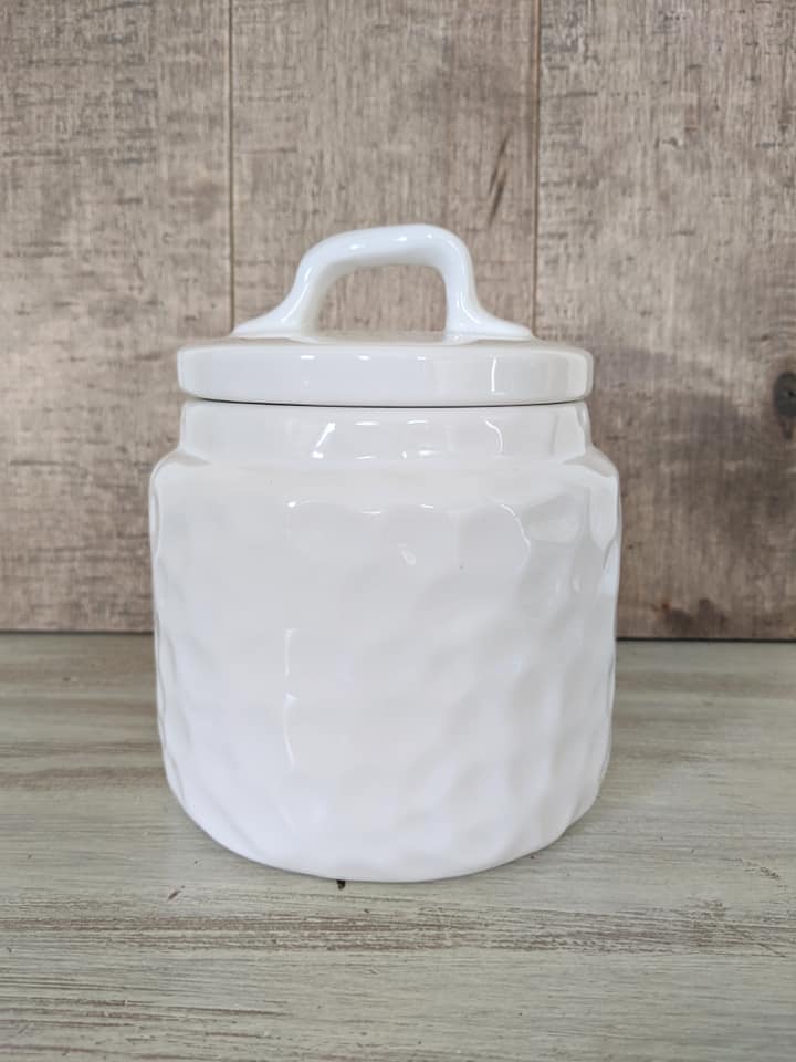 Ceramic White Jar