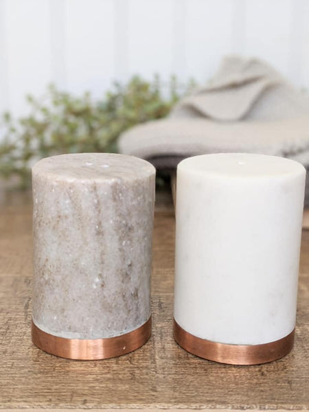 Marble Salt & Pepper Shakers