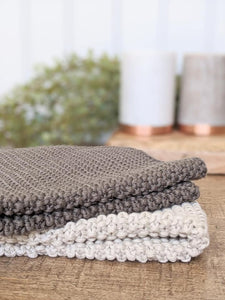 Knit Dishcloths Set/2