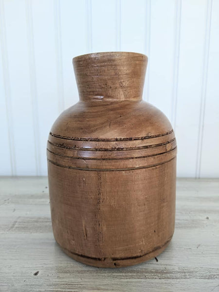 Wood Vase