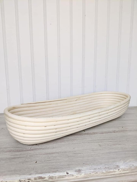 rattan oval bread basket